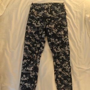 Lululemon High Waisted Floral Leggings